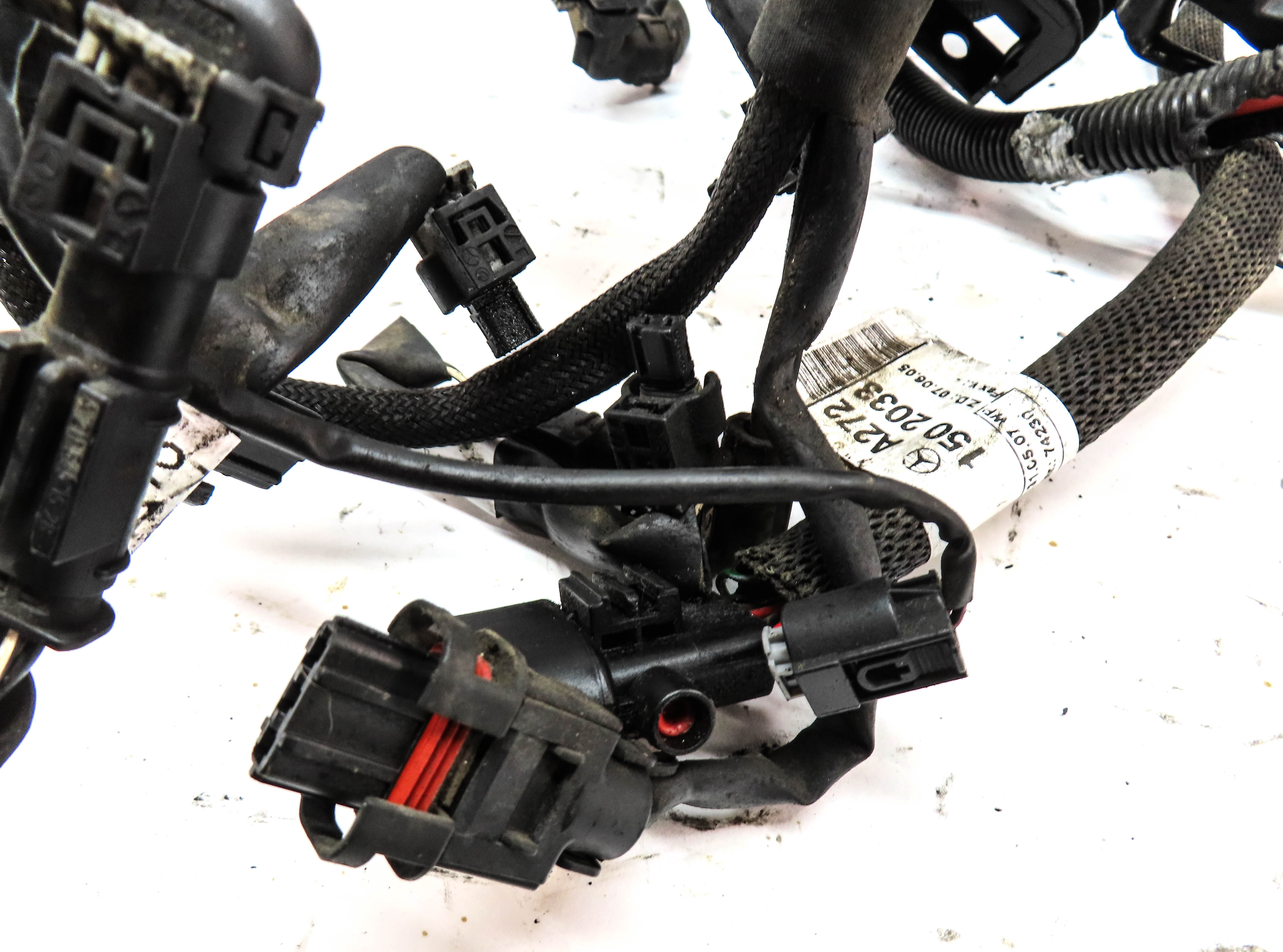 2008 MERCEDES ML550 SUV (W164) 5.5L (273.963) ENGINE MOTOR WIRE WIRING HARNESS — exact item pictured